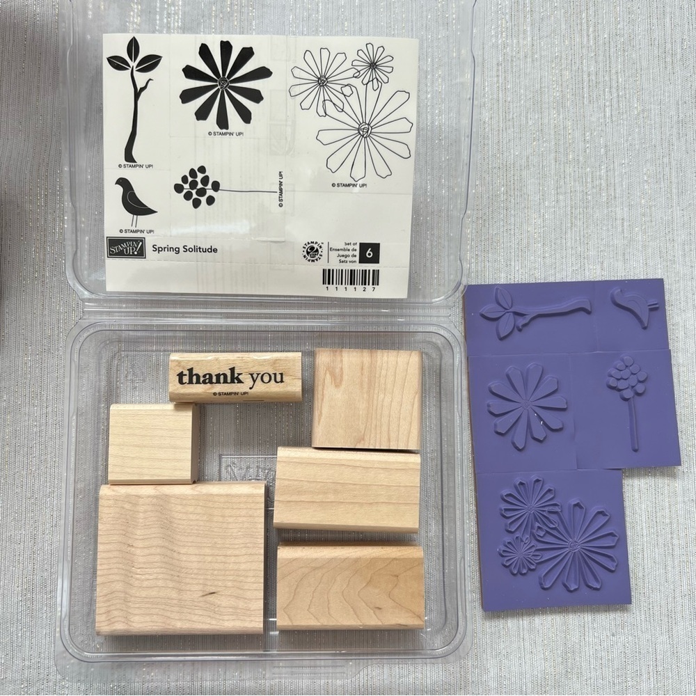 Stampin’ Up! Spring Solitude, Set of 6, New